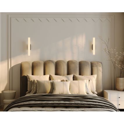MAXLIGHT W0365 - LED Zidna svjetiljka za kupaonicu FAYETTE LED/12W/230V 61 cm IP44 crna