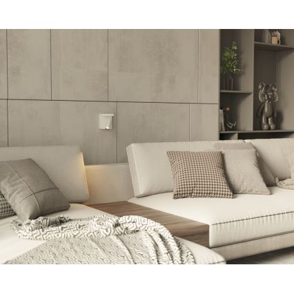 MAXLIGHT W0373 - LED Zidna reflektorska svjetiljka s bežičnim punjenjem LOFER LED/7W/230V bijela