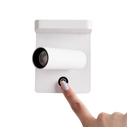 MAXLIGHT W0373 - LED Zidna reflektorska svjetiljka s bežičnim punjenjem LOFER LED/7W/230V bijela