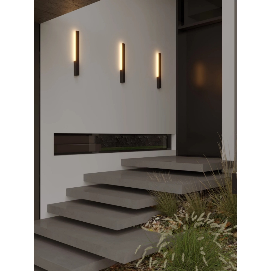 MAXLIGHT W0458 - LED Vanjska zidna svjetiljka KAPRUN LED/6W/230V CRI 93 IP65 crna