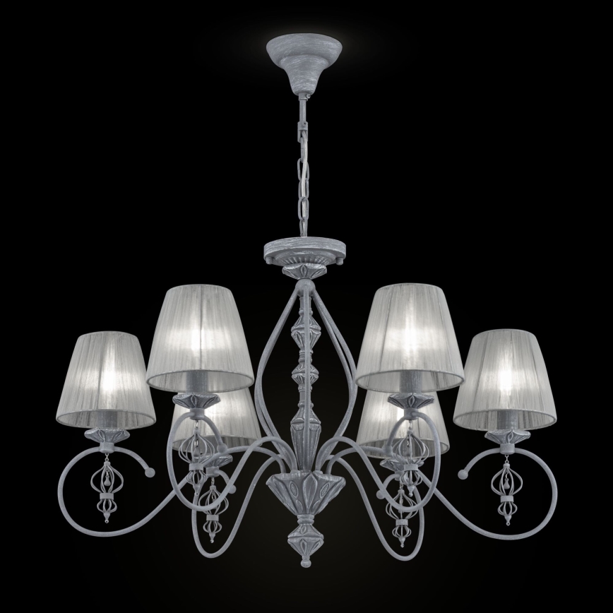 Maytoni ARM154-06-S - Luster na lancu MONSOON 6xE14/40W/230V