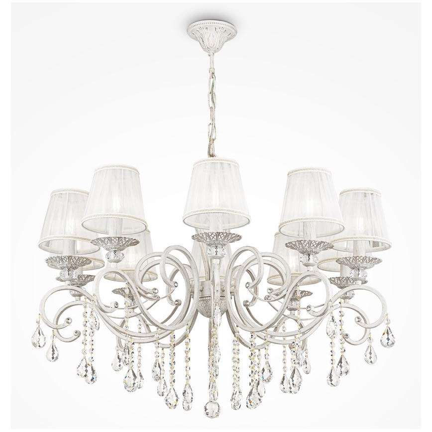 Maytoni ARM247-10-G - Luster na lancu GRACE 10xE14/40W/230V