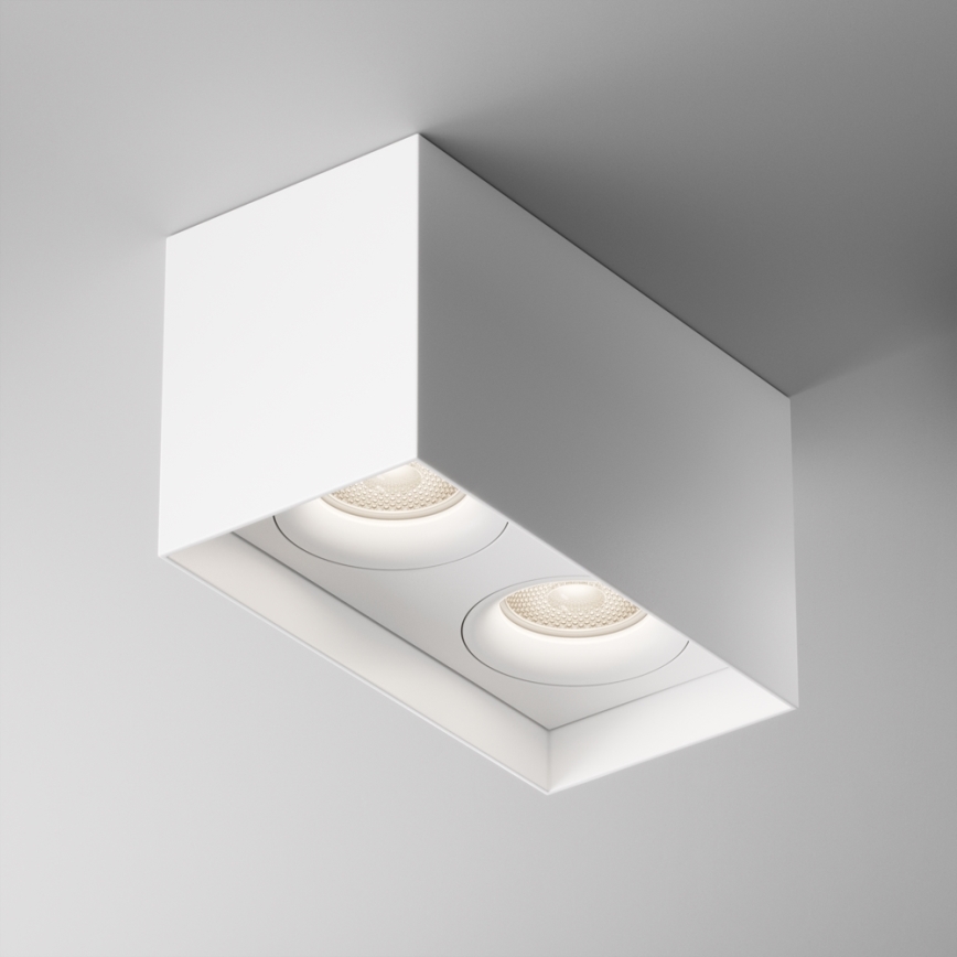 Maytoni C015CL-02W - Reflektorska svjetiljka SLIM 2xGU10/50W/230V bijela
