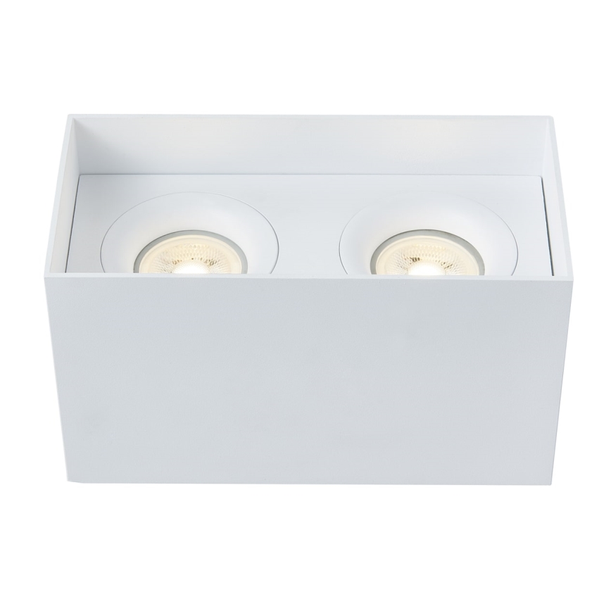 Maytoni C015CL-02W - Reflektorska svjetiljka SLIM 2xGU10/50W/230V bijela