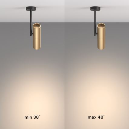 Maytoni C020CL-01GB - Reflektorska svjetiljka ELTI 1xGU10/50W/230V zlatna
