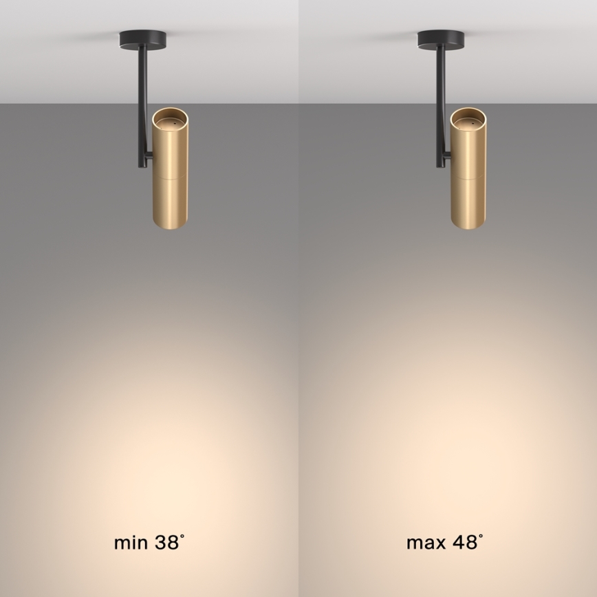 Maytoni C020CL-01GB - Reflektorska svjetiljka ELTI 1xGU10/50W/230V zlatna