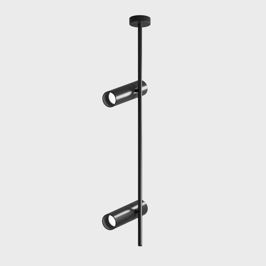 Maytoni C021CL-02B - Viseći luster ELTI 2xGU10/50W/230V crna