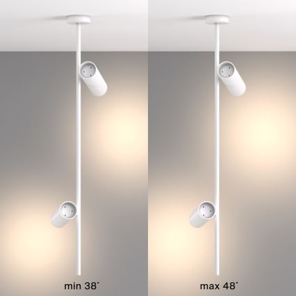 Maytoni C021CL-02W - Viseći luster ELTI 2xGU10/50W/230V bijela