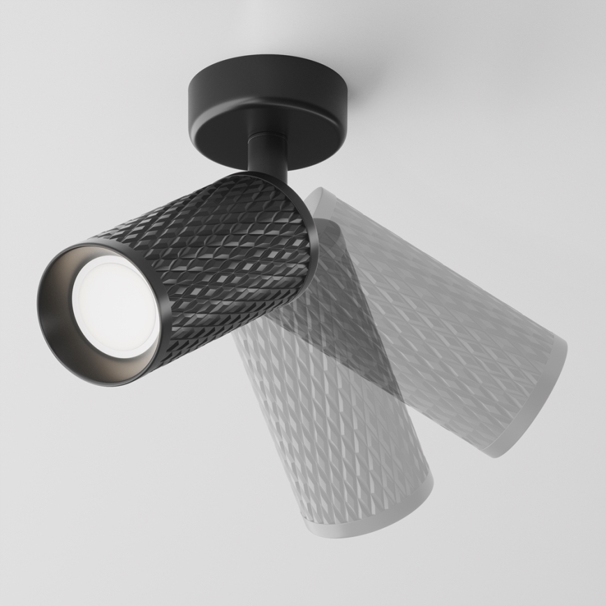 Maytoni C034CL-01B - Stropna svjetiljka FOCUS 1xGU10/10W/230V crna