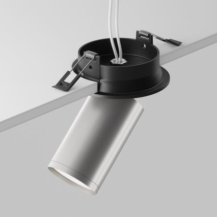Maytoni C048CL-U-1BS - Ugradbena reflektorska svjetiljka FOCUS 1xGU10/10W/230V mat krom