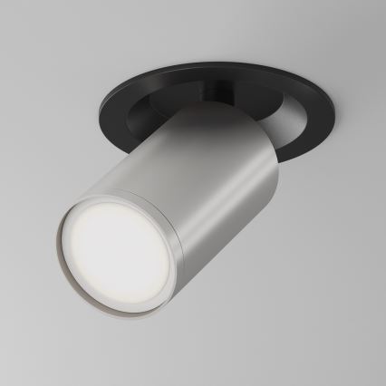 Maytoni C048CL-U-1BS - Ugradbena reflektorska svjetiljka FOCUS 1xGU10/10W/230V mat krom