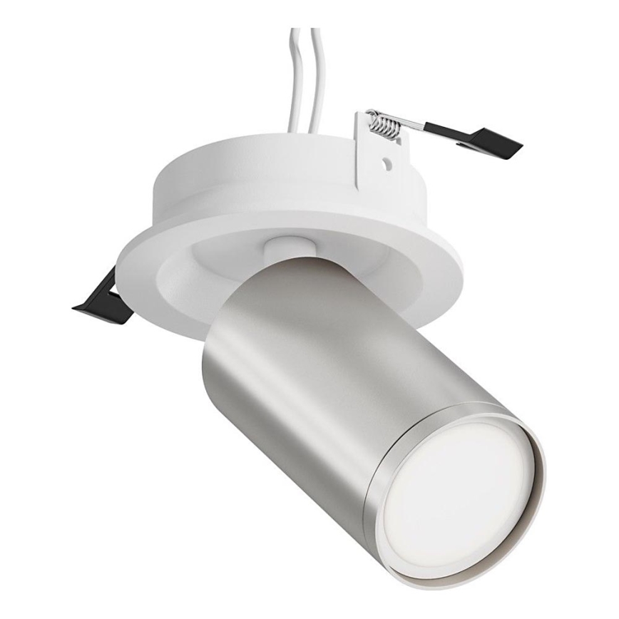 Maytoni C048CL-U-1WS - Ugradbena reflektorska svjetiljka FOCUS 1xGU10/10W/230V sjajni krom