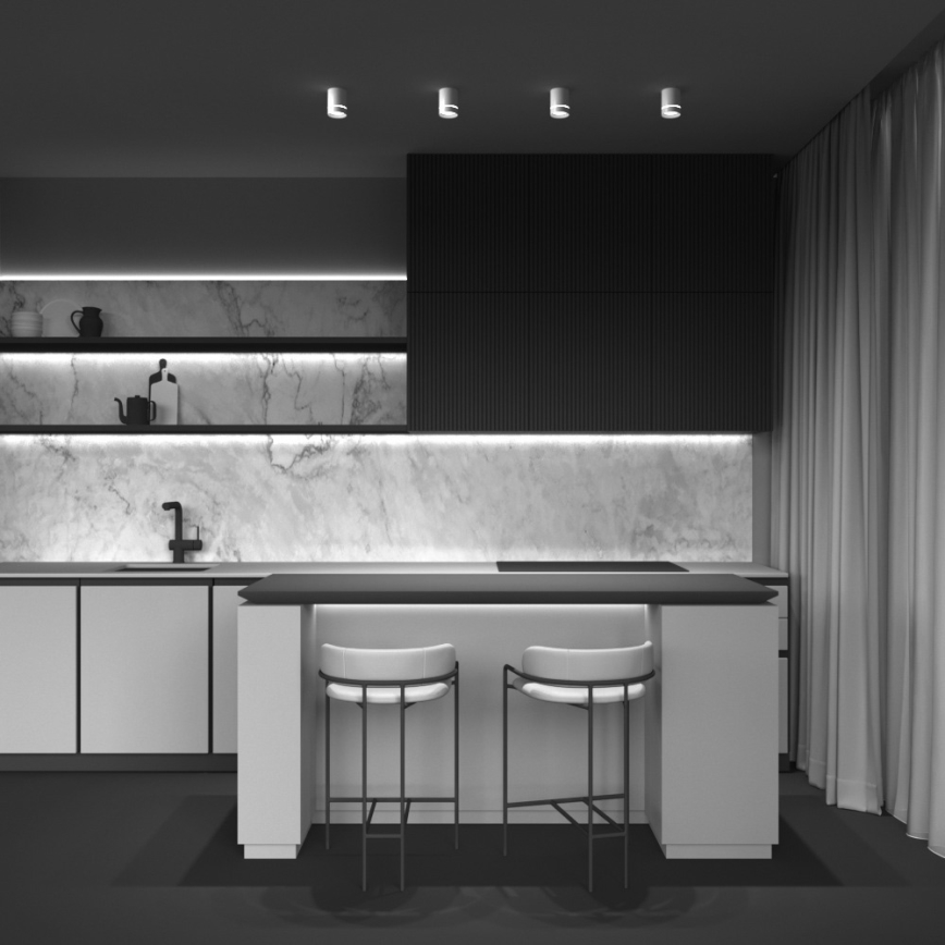 Maytoni C085CL-9W3K-W - LED Reflektorska svjetiljka ORLO LED/9W/230V CRI 90 3000K bijela