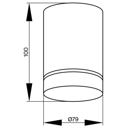 Maytoni C085CL-9W4K-W - LED Reflektorska svjetiljka ORLO LED/9W/230V CRI 90 4000K bijela