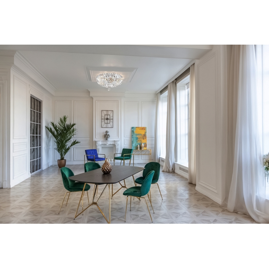 Maytoni DIA100-CL-03-N - Stropna svjetiljka BASFOR 3xE14/60W/230V mat krom