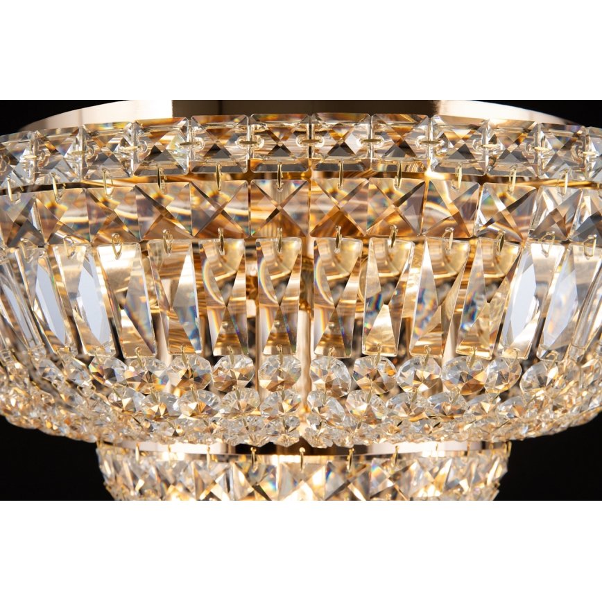 Maytoni DIA100-CL-12-G - Stropna svjetiljka BASFOR 12xE14/60W/230V zlatna