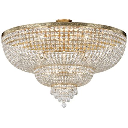 Maytoni DIA890-CL-18-G - Nadgradni luster PALACE 18xE27/60W/230V