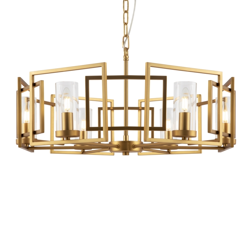 Maytoni H009PL-06G - Luster na lancu BOWI 6xE14/40W/230V