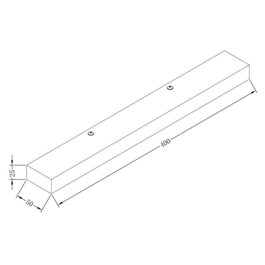 Maytoni MIR011WL-L9B4K - LED Zidna svjetiljka ORION LED/9W/230V crna