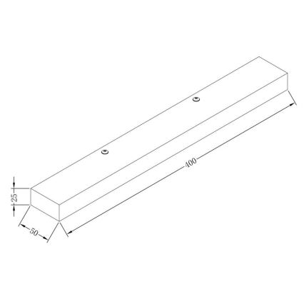 Maytoni MIR011WL-L9W4K - LED Zidna svjetiljka ORION LED/9W/230V bijela