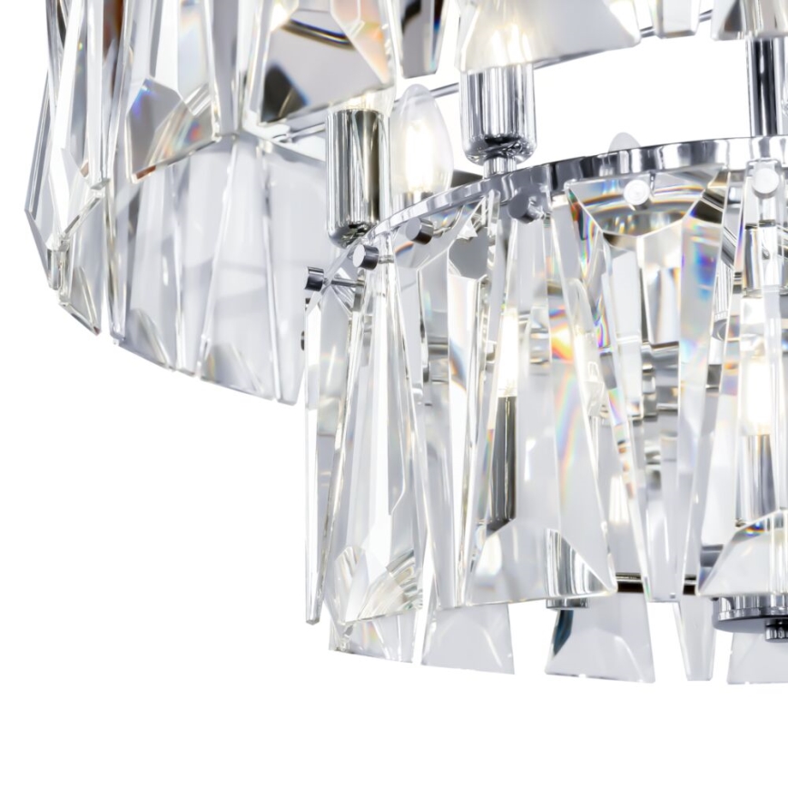 Maytoni MOD043PL-12CH - Luster na lancu PUNTES 12xE14/40W/230V sjajni krom