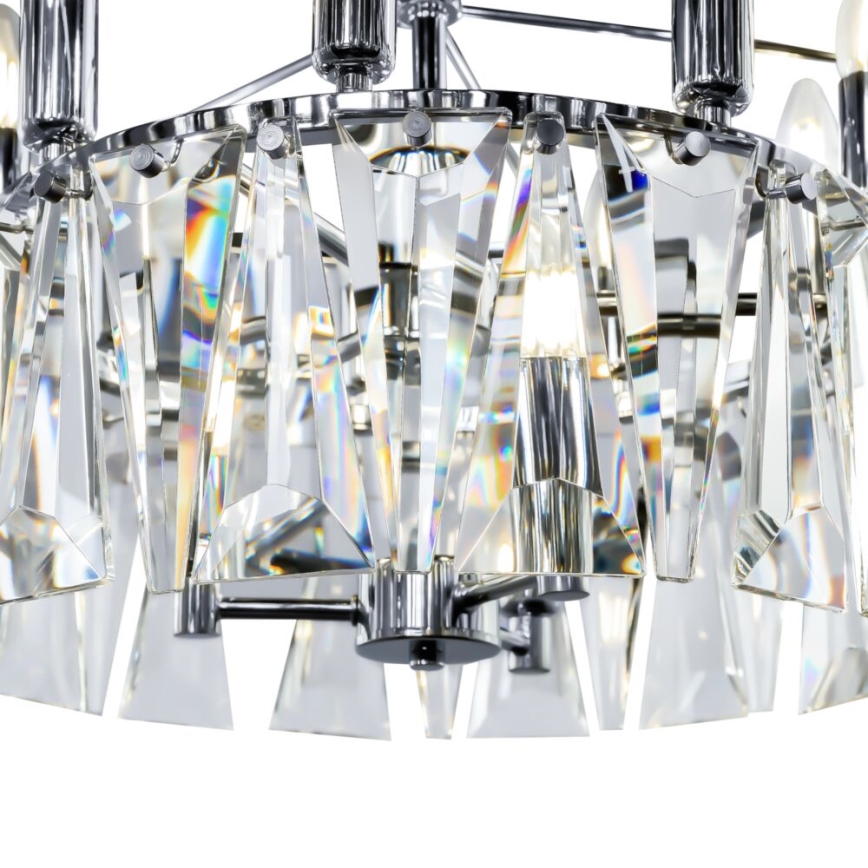 Maytoni MOD043PL-12CH - Luster na lancu PUNTES 12xE14/40W/230V sjajni krom