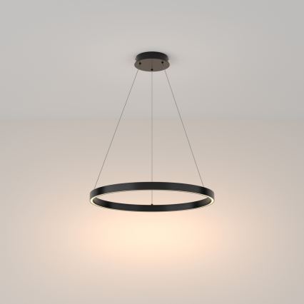 Maytoni MOD058PL-L32B3K - LED Luster na sajli RIM LED/37W/230V 3000K pr. 60 cm crna