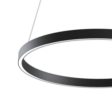 Maytoni MOD058PL-L32B3K - LED Luster na sajli RIM LED/37W/230V 3000K pr. 60 cm crna
