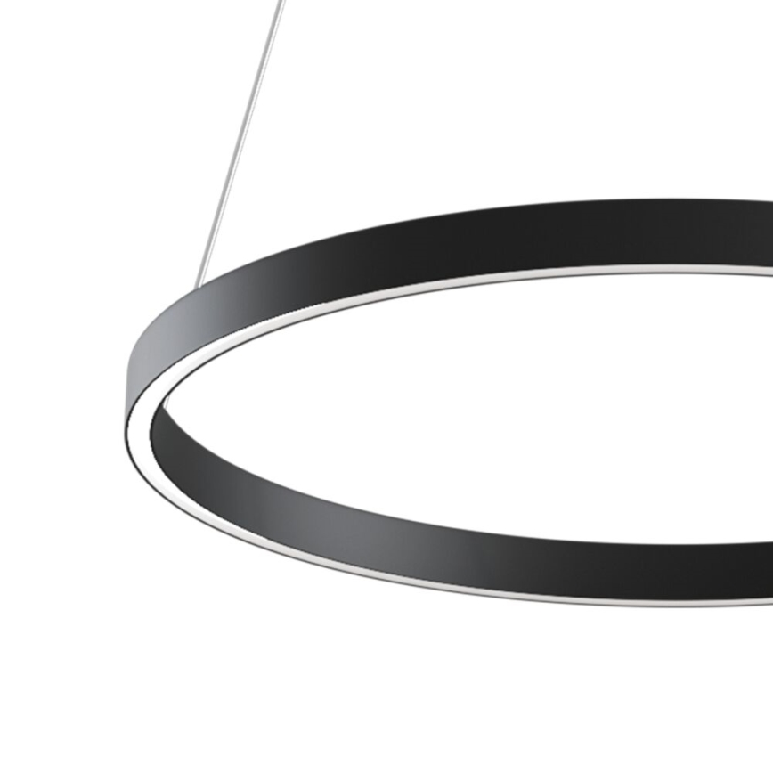 Maytoni MOD058PL-L32B3K - LED Luster na sajli RIM LED/37W/230V 3000K pr. 60 cm crna