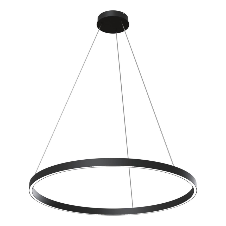 Maytoni MOD058PL-L42B3K - LED Luster na sajli RIM LED/51W/230V 3000K pr. 80 cm crna