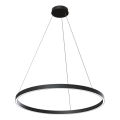 Maytoni MOD058PL-L42B4K - LED Luster na sajli RIM LED/51W/230V 4000K pr. 80 cm crna