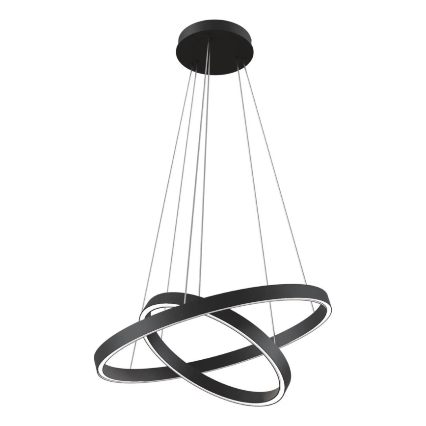 Maytoni MOD058PL-L55B3K - LED Luster na sajli RIM LED/61W/230V 3000K pr. 60 cm crna