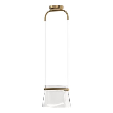 Maytoni MOD170PL-L8BS3K - LED Luster na sajli CABARET LED/8W/230V zlatna