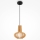 Maytoni MOD193PL-01W - Luster na sajli ROOTS 1xE27/40W/230V pr. 22,5 cm bež