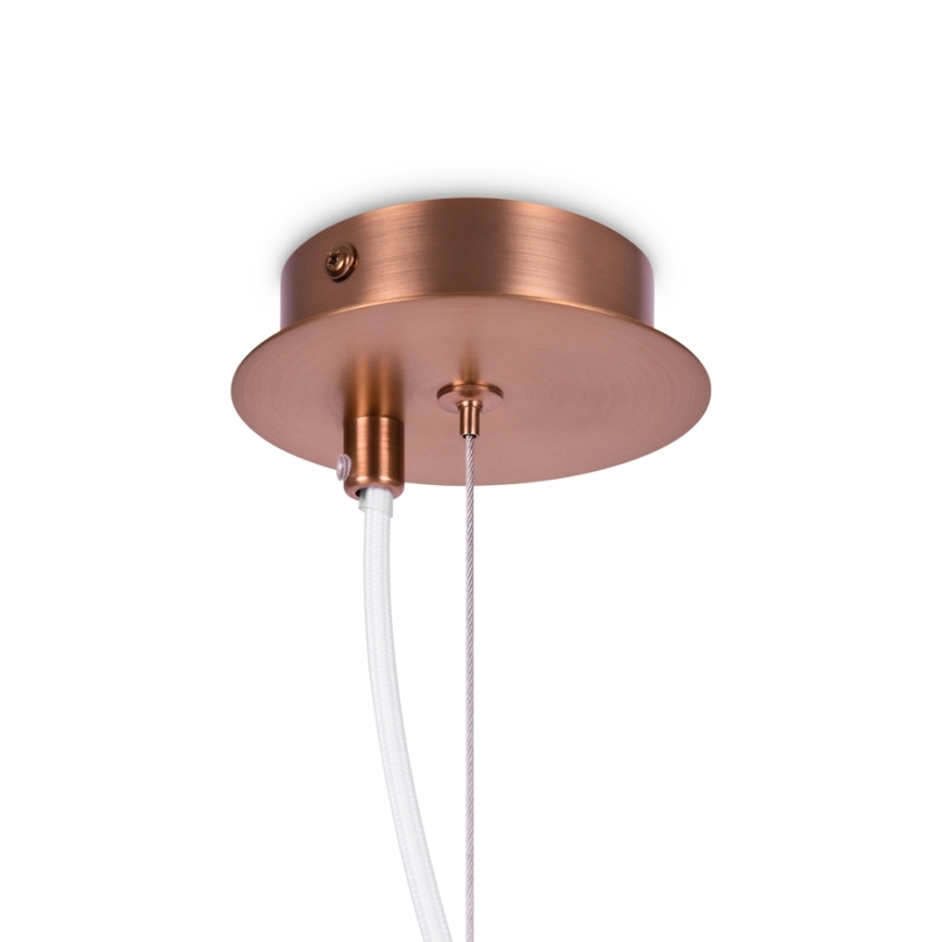 Maytoni MOD221-PL-01-G - Luster na sajli ERICH 1xE14/40W/230V bakrena