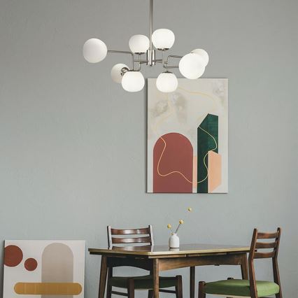 Maytoni MOD221-PL-08-N - Viseći luster ERICH 8xE14/40W/230V mat krom
