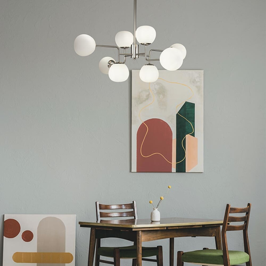 Maytoni MOD221-PL-08-N - Viseći luster ERICH 8xE14/40W/230V mat krom