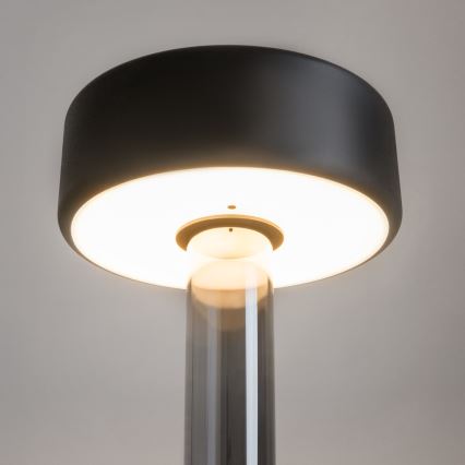 Maytoni MOD229TL-L3B3K3 - LED Prigušiva punjiva prijenosna stolna lampa LED/3W/5V 2200-4000K crna/siva