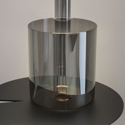 Maytoni MOD229TL-L3B3K3 - LED Prigušiva punjiva prijenosna stolna lampa LED/3W/5V 2200-4000K crna/siva