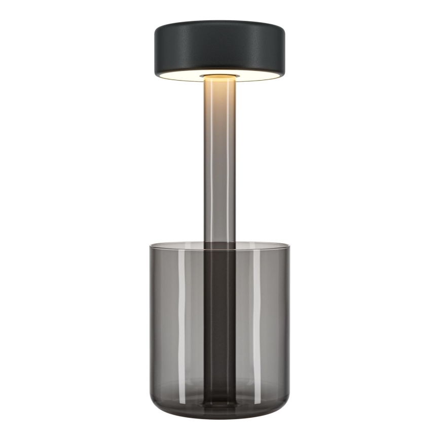 Maytoni MOD229TL-L3B3K3 - LED Prigušiva punjiva prijenosna stolna lampa LED/3W/5V 2200-4000K crna/siva