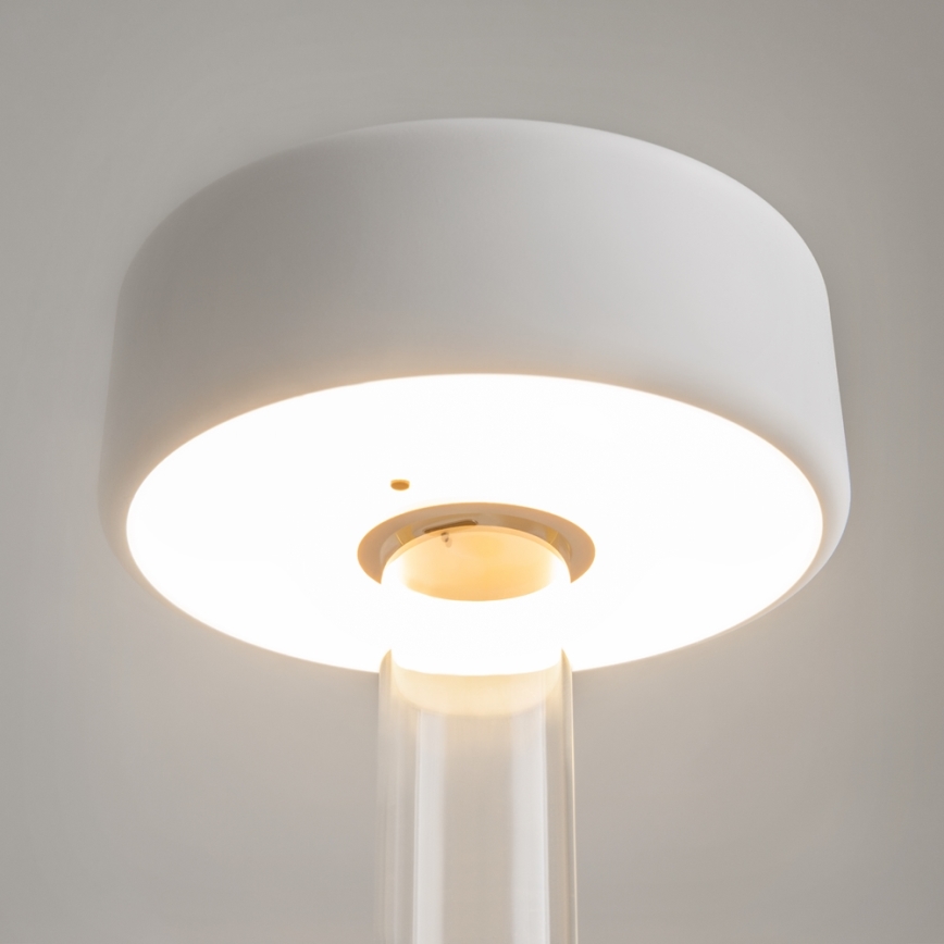 Maytoni MOD229TL-L3W3K1 - LED Prigušiva punjiva prijenosna stolna lampa LED/3W/5V 2200-4000K bijela/prozirna