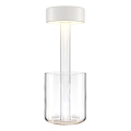 Maytoni MOD229TL-L3W3K1 - LED Prigušiva punjiva prijenosna stolna lampa LED/3W/5V 2200-4000K 2000 mAh bijela/prozirna