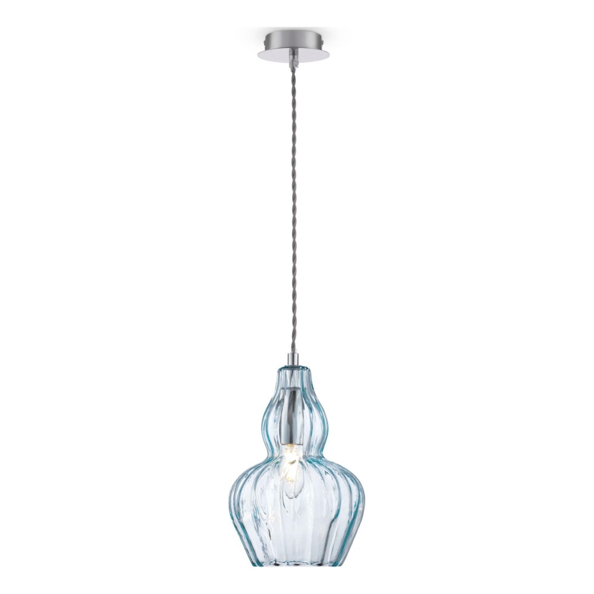 Maytoni MOD238-PL-01-BL - Luster na sajli EUSTOMA 1xE14/40W/230V plava