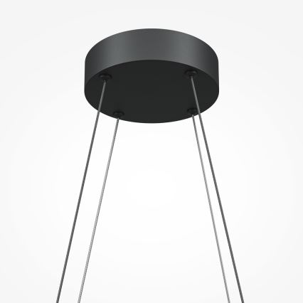 Maytoni MOD244PL-L50BK - LED luster na sajli HALO LED/40W/230V crni