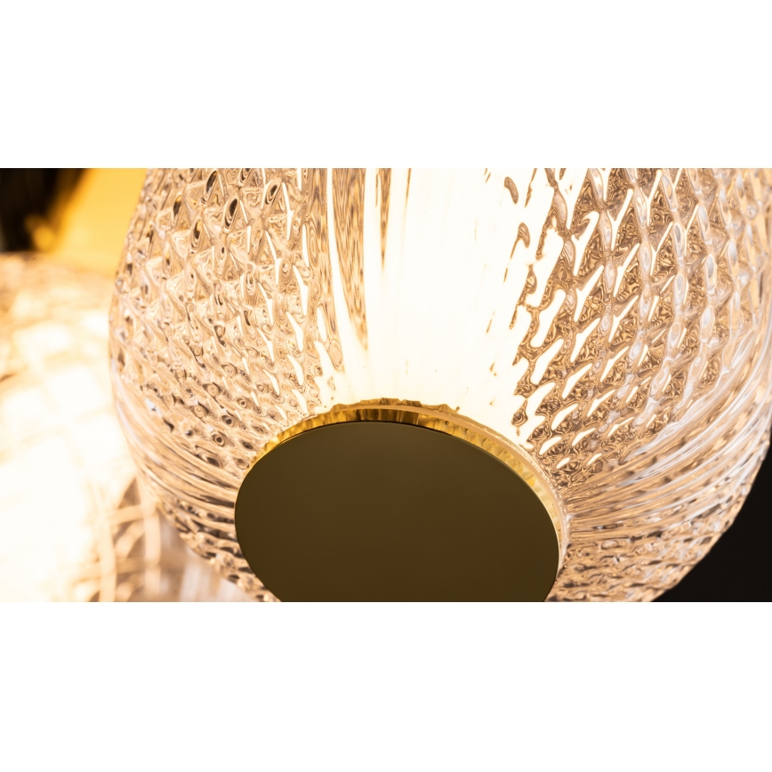Maytoni MOD273CL-L60CH3K - LED Stropna svjetiljka DROP 4xLED/15W/230V pr. 43 cm sjajni krom