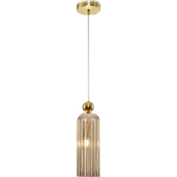 Maytoni MOD302PL-01CG - Luster na sajli ANTIC 1xE14/40W/230V zlatna/bež
