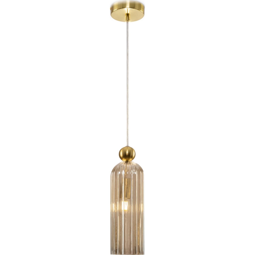 Maytoni MOD302PL-01CG - Luster na sajli ANTIC 1xE14/40W/230V zlatna/bež