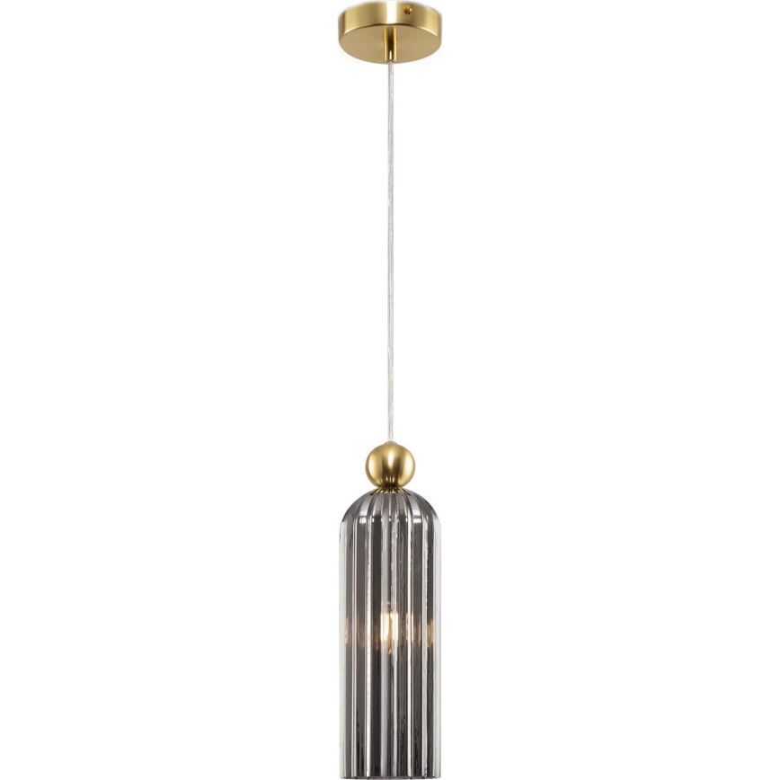 Maytoni MOD302PL-01GR - Luster na sajli ANTIC 1xE14/40W/230V zlatna/siva