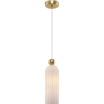Maytoni MOD302PL-01W - Luster na sajli ANTIC 1xE14/40W/230V zlatna/bijela