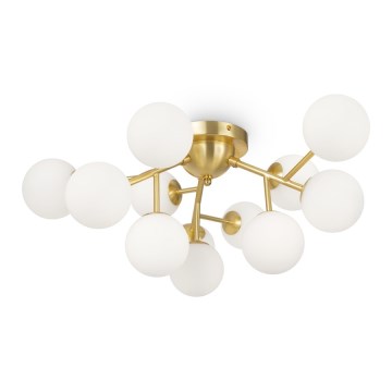 Maytoni MOD545CL-12BS - Stropna svjetiljka DALLAS 12xG9/28W/230V zlatna